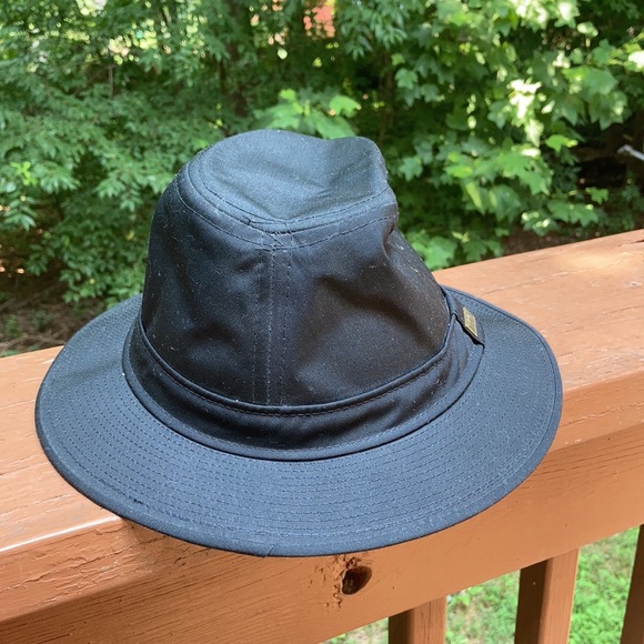 London Fog black rain hat - Picture 4 of 8